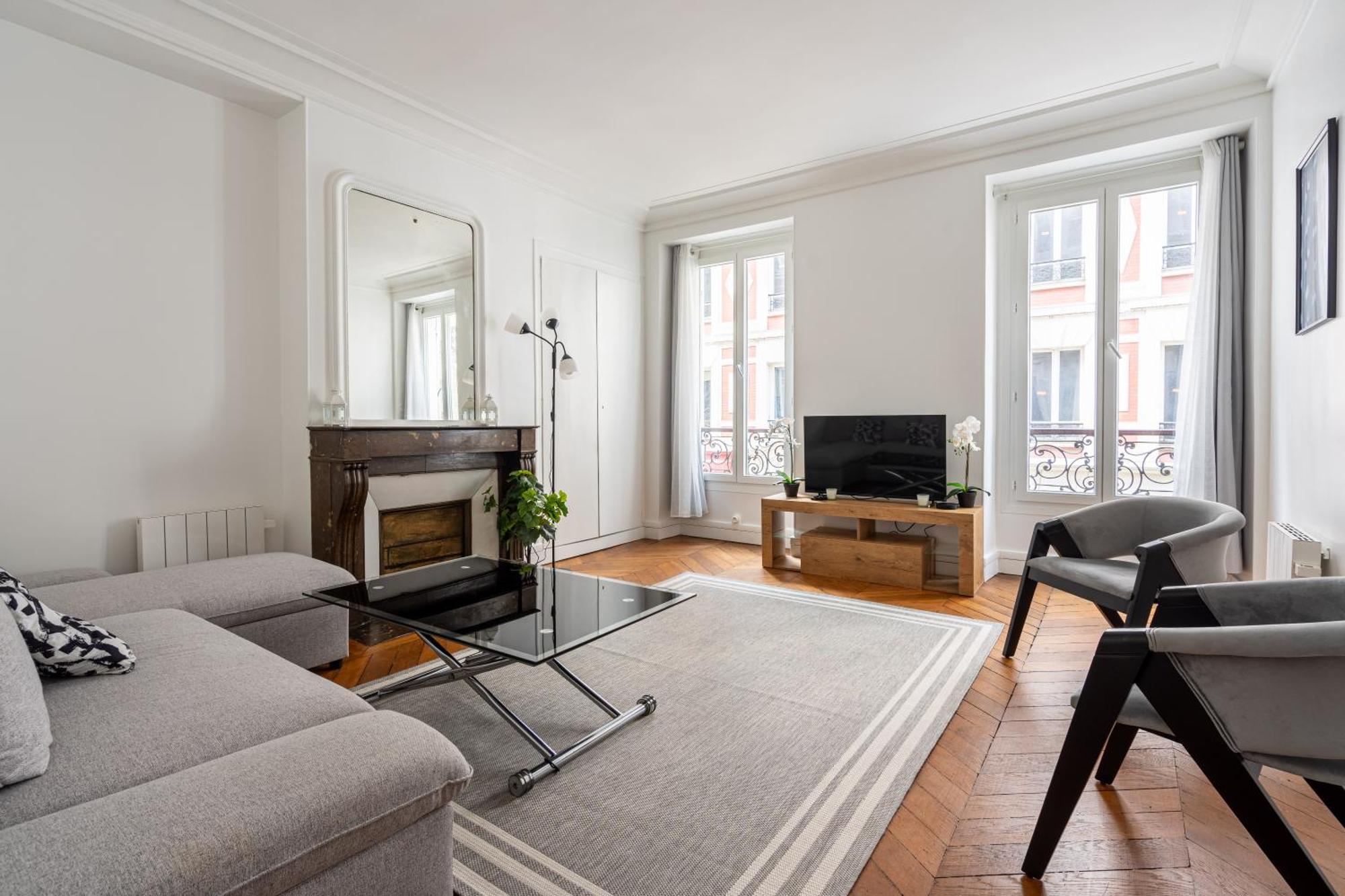 Appartamento Big 2br Arc De Triomphe 4-6p Parigi