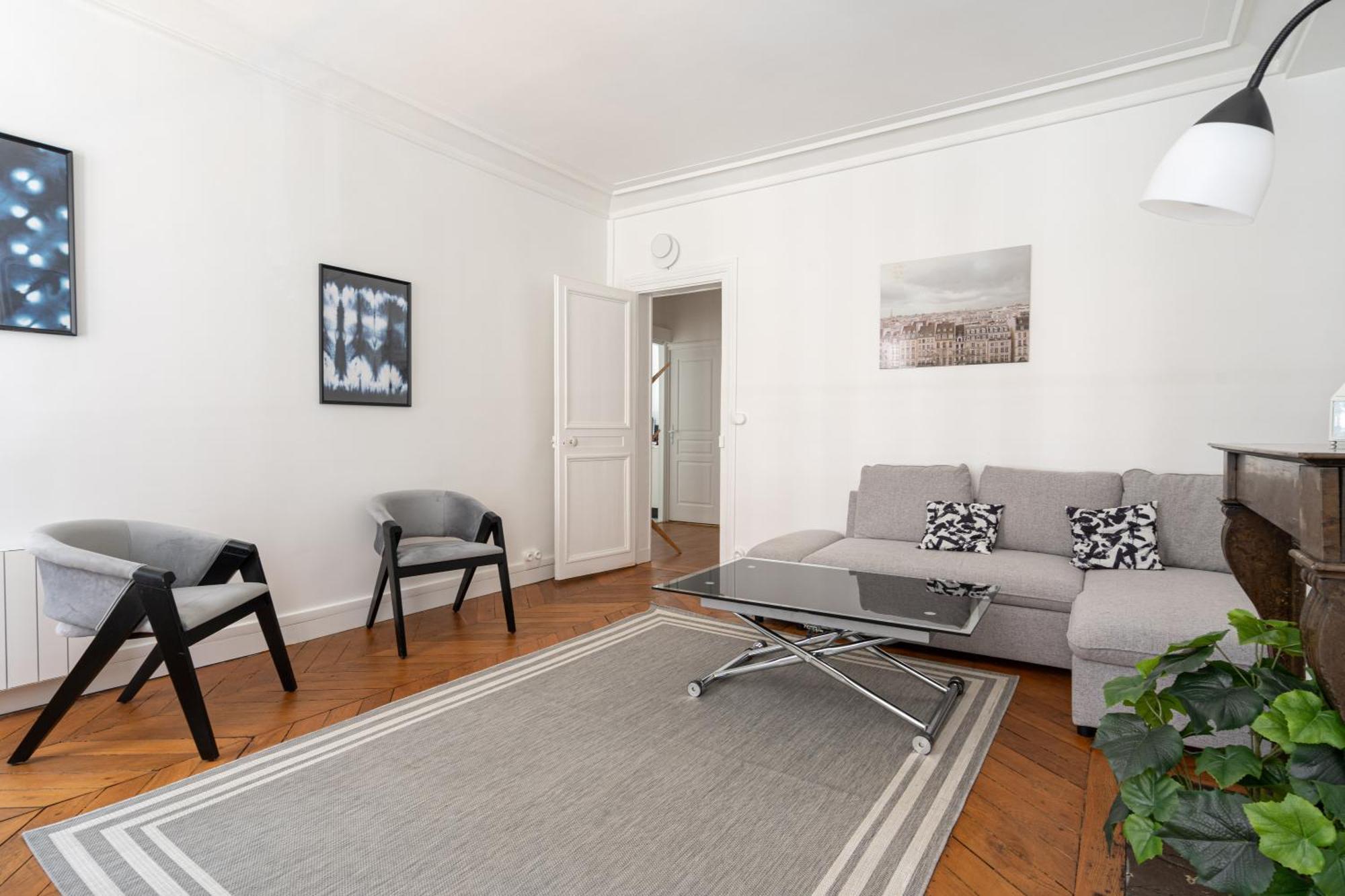 Big 2br Arc De Triomphe 4-6p Appartement